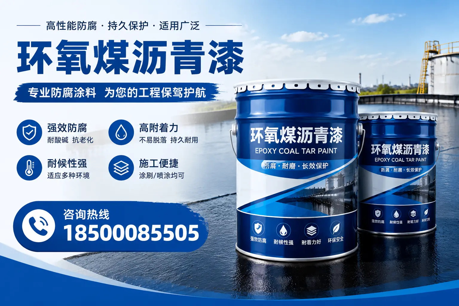 环氧煤沥青漆与其他漆类的比较，夏津用户的选择依据