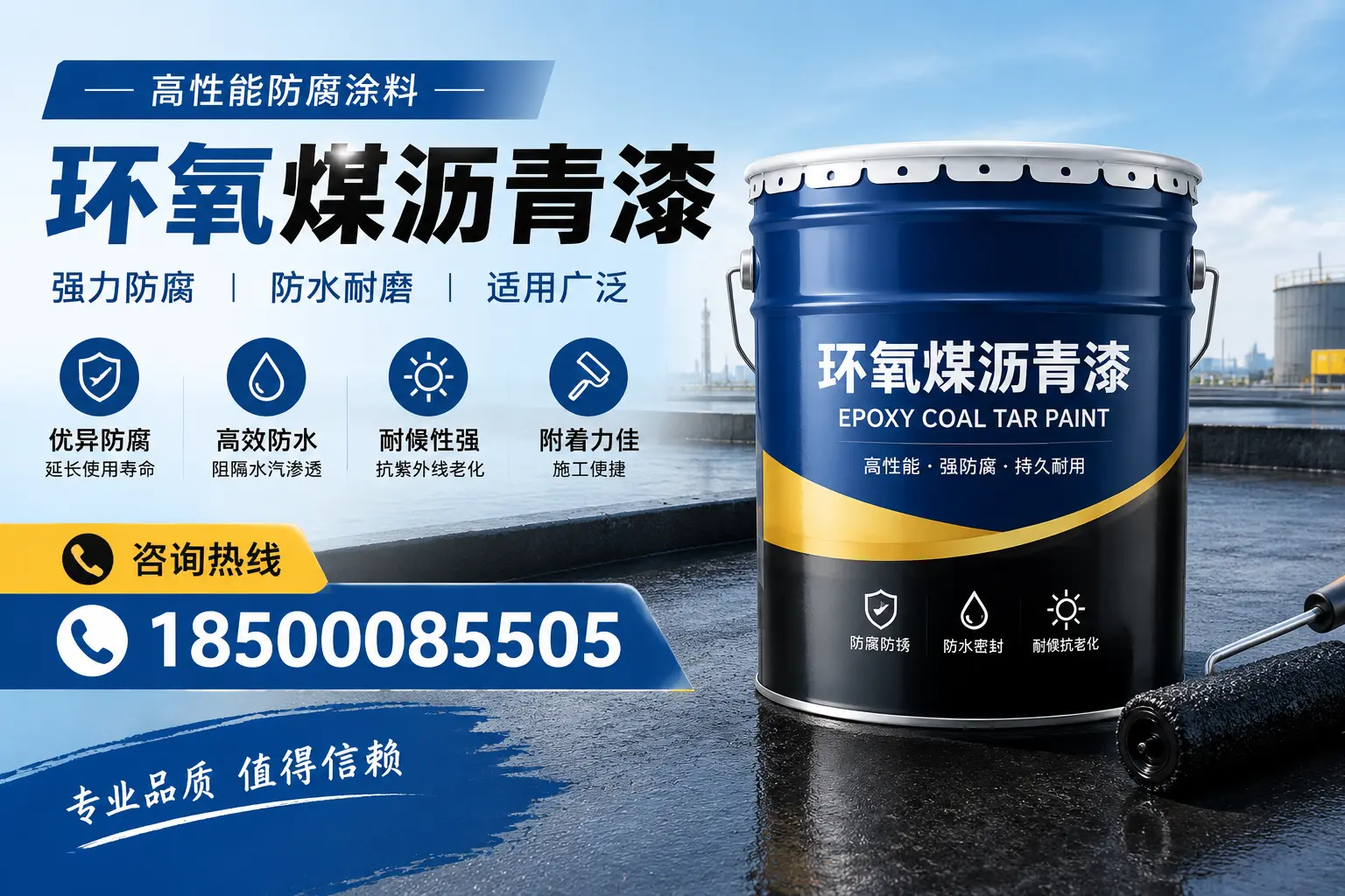 环氧煤沥青漆的主要成分与功能，夏津用户深度了解